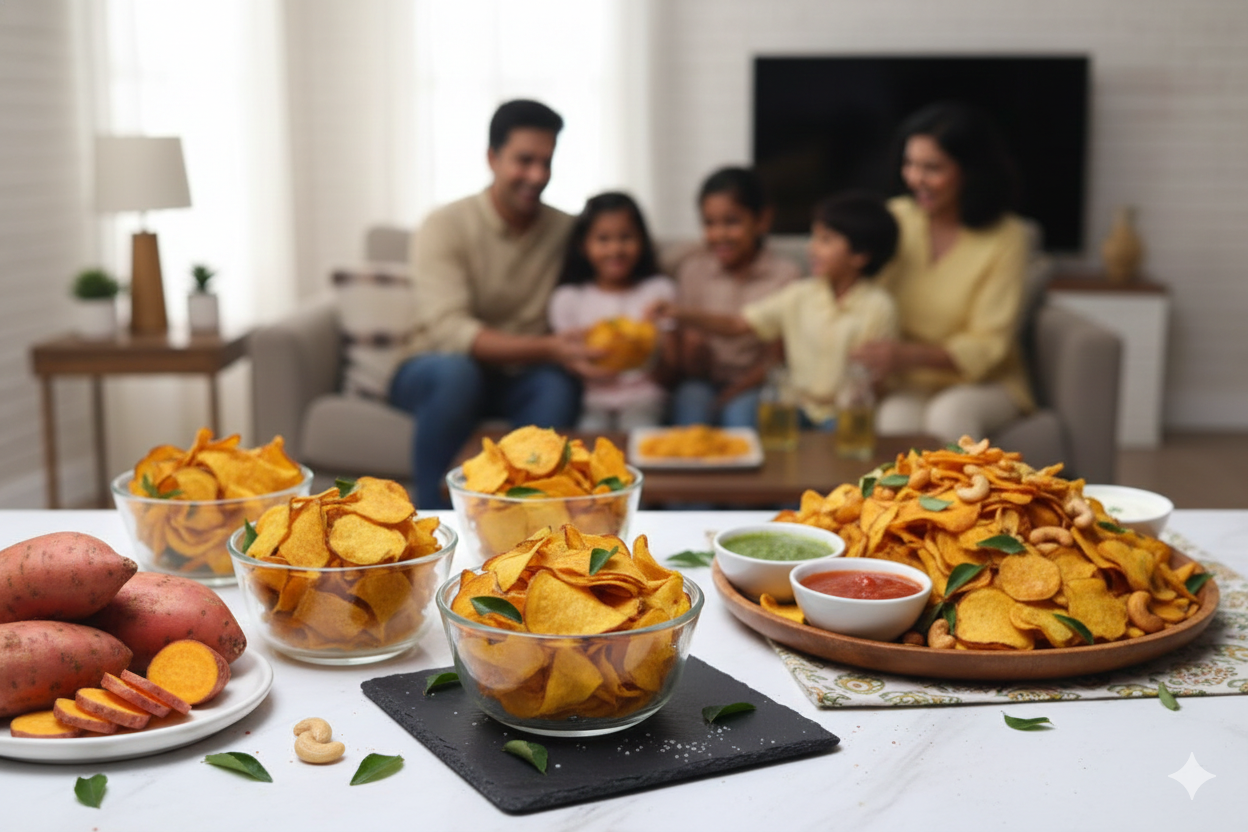 Sweet Potato Wafers – Premium Crunchy Chips Made from Fresh Sweet Potatoes | Mangalore Store Products - Image 3