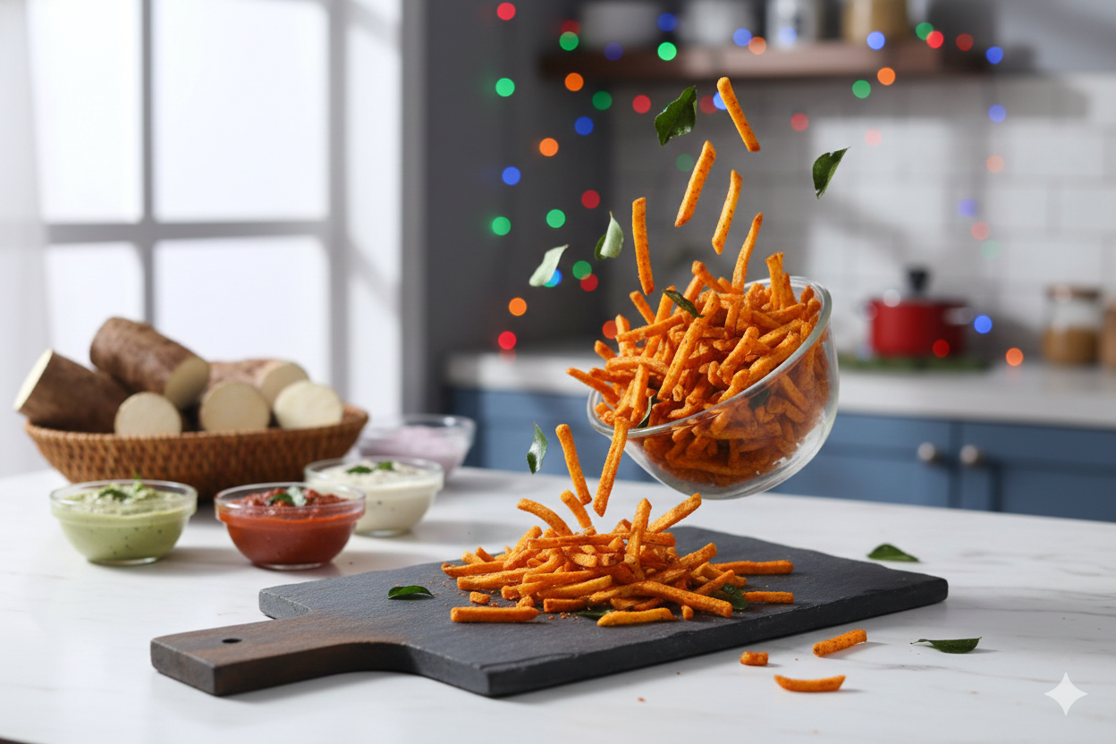 Potato Sonte Spicy – Crispy Spicy Potato Sticks | Mangalore Store Products - Image 2